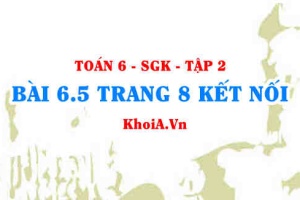 Bài 6.5 trang 8 Toán 6 Tập 2 Kết nối tri thức